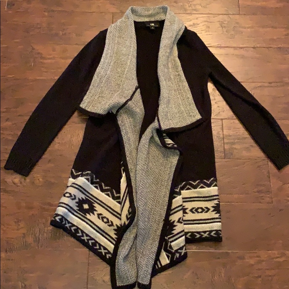 Black long sweater